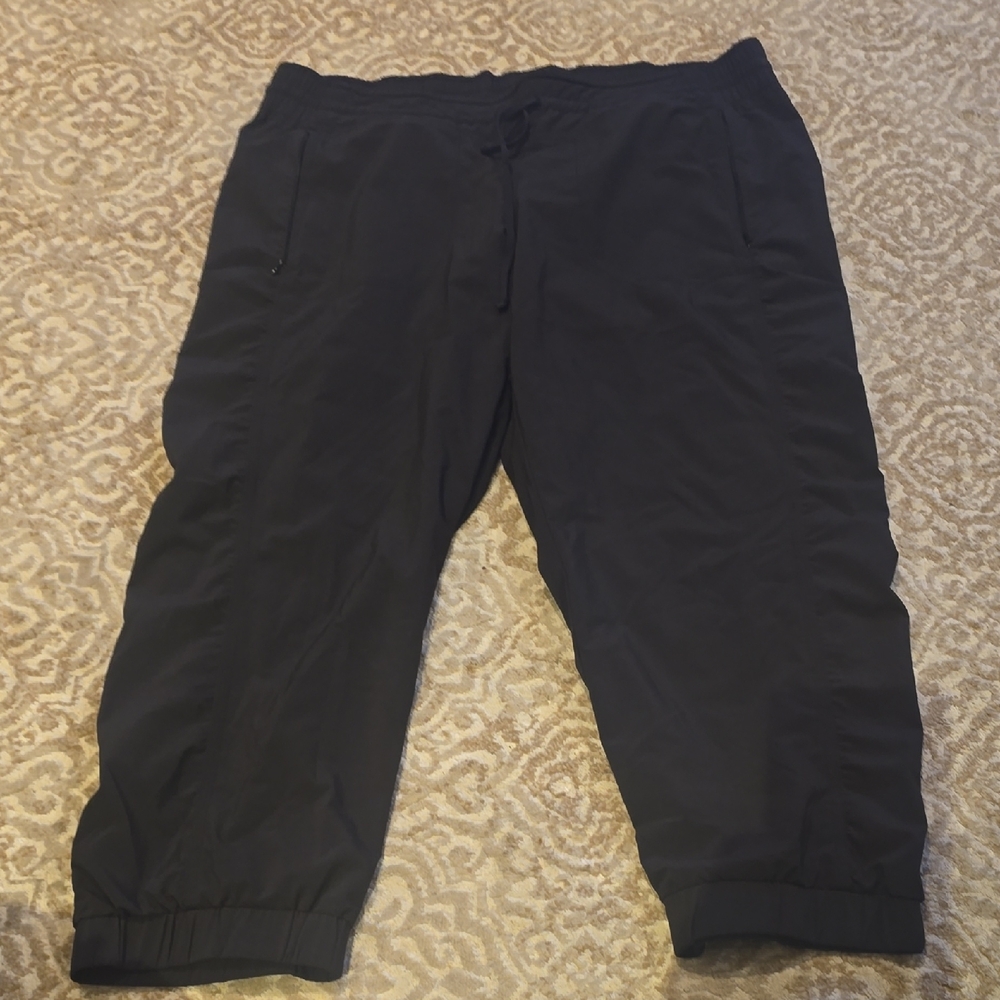 Athleta Black Joggers Mid Rise Size 12
